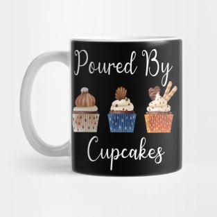 Powred By Cupcakes Funny Cupcake Quote Mug